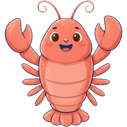 Pinch, a big-hearted lobster.